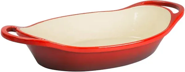 Lodge Oval casserole, 2 Quart, Red