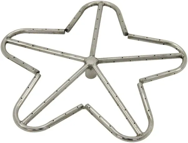 HPC Fire Penta Stainless Steel Fire Pit Burner