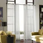 Curtainworks Soho Voile Grommet Window Curtain 120" Panel / Winter White