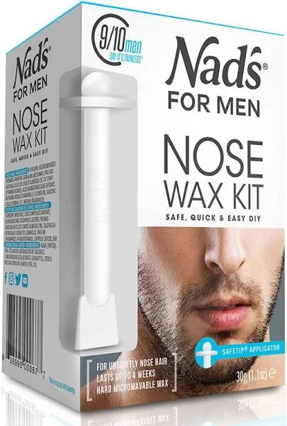 Nad's Men's Nose Waxing Kit