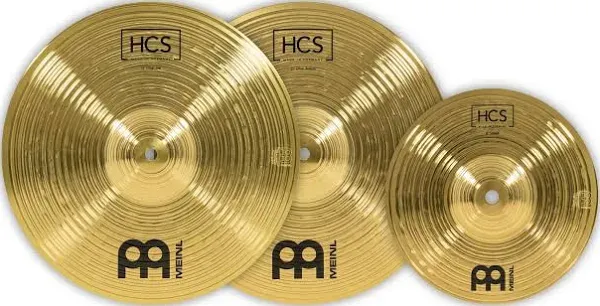 MEINL HCS Cymbal Pack with Free Splash, Sticks, and Lessons