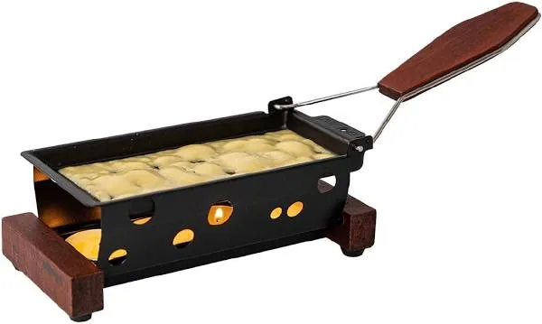 Boska USA Cheese raclette grill with wooden support