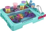 Play-Doh Set On The Go Imagine and Store Studio, with 30 Tools and 10 Cans of Modeling Compound, Travel Toys for 3 Year Old Girls and Boys and Up, Non-Toxic