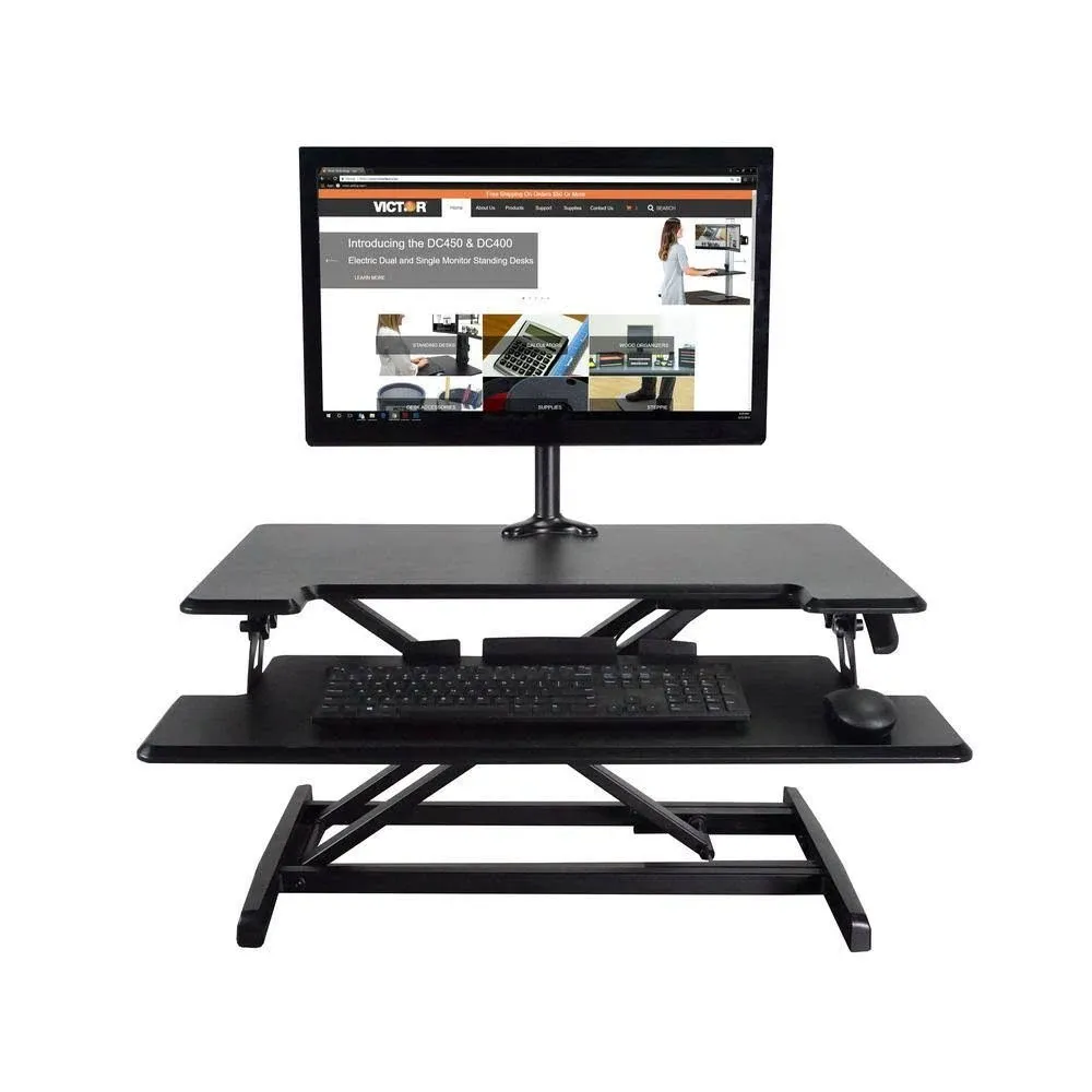 Victor DCX610 Height Adjustable Compact Standing Desk