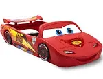 Delta Children Disney/Pixar Cars Lightning McQueen Toddler-To-Twin Bed with Toy Box by Delta Children