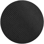 RESILIA Christmas Tree Mat - Heavy-Duty Floor Protector, Waterproof & Stain-Resistant Circular 36-Inch Mats, Black, Orange Peel