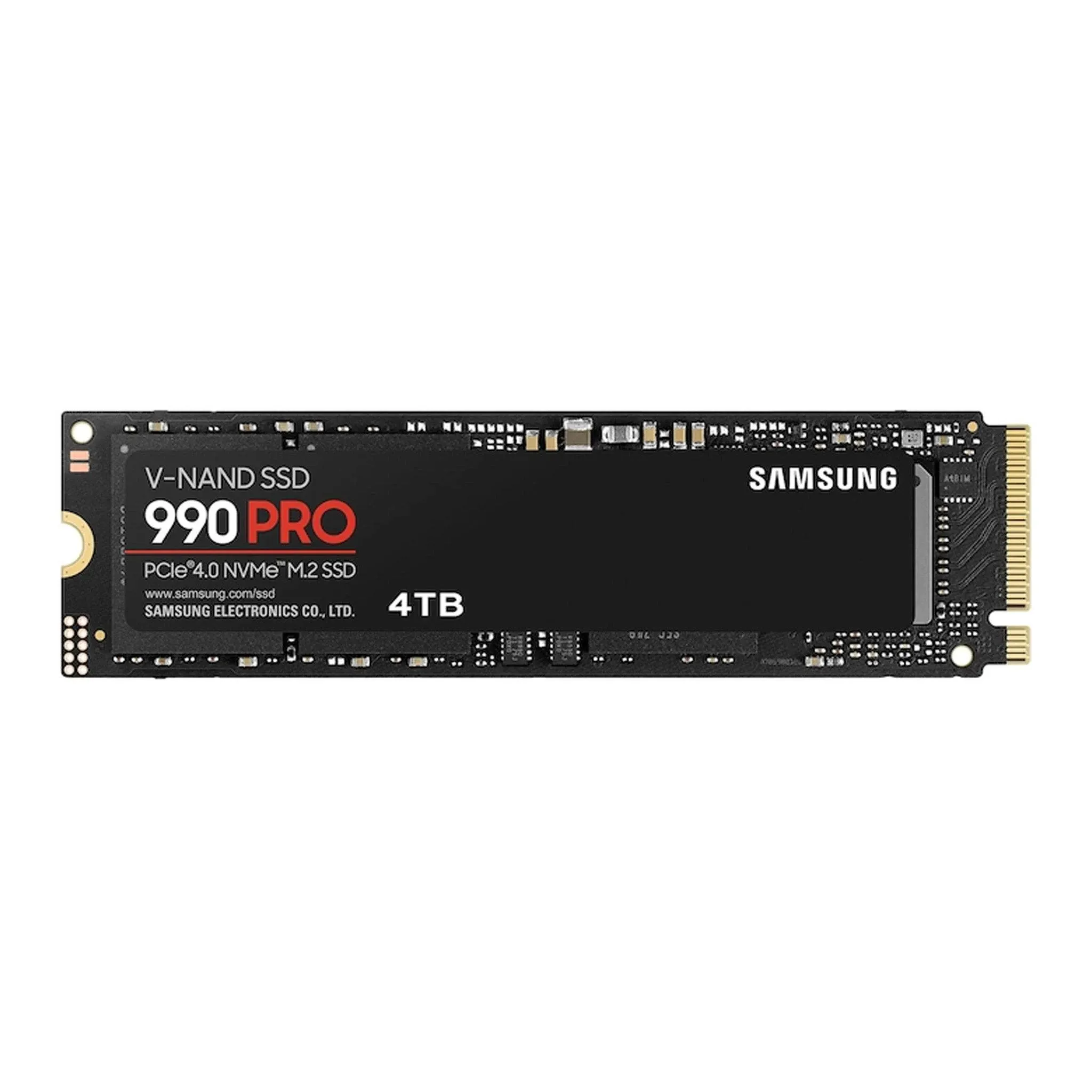 Samsung 990 Pro PCIe 4.0 NVMe M.2 SSD 4TB (MZ-V9P4T0B/AM)