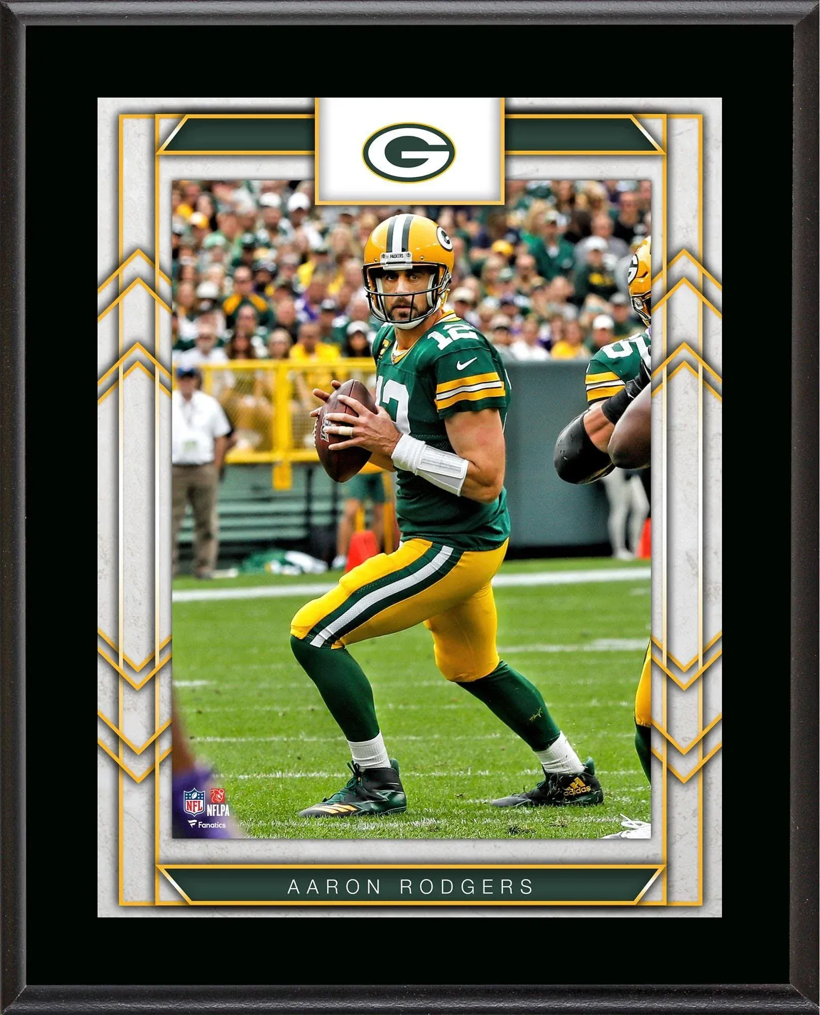 Aaron Rodgers Bay Packers 10.5" x 13" Player Sublimated Plaque - NFL Player Plaques and Collages