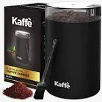 Kaffe Electric Coffee Grinder with Cleaning Brush - Black