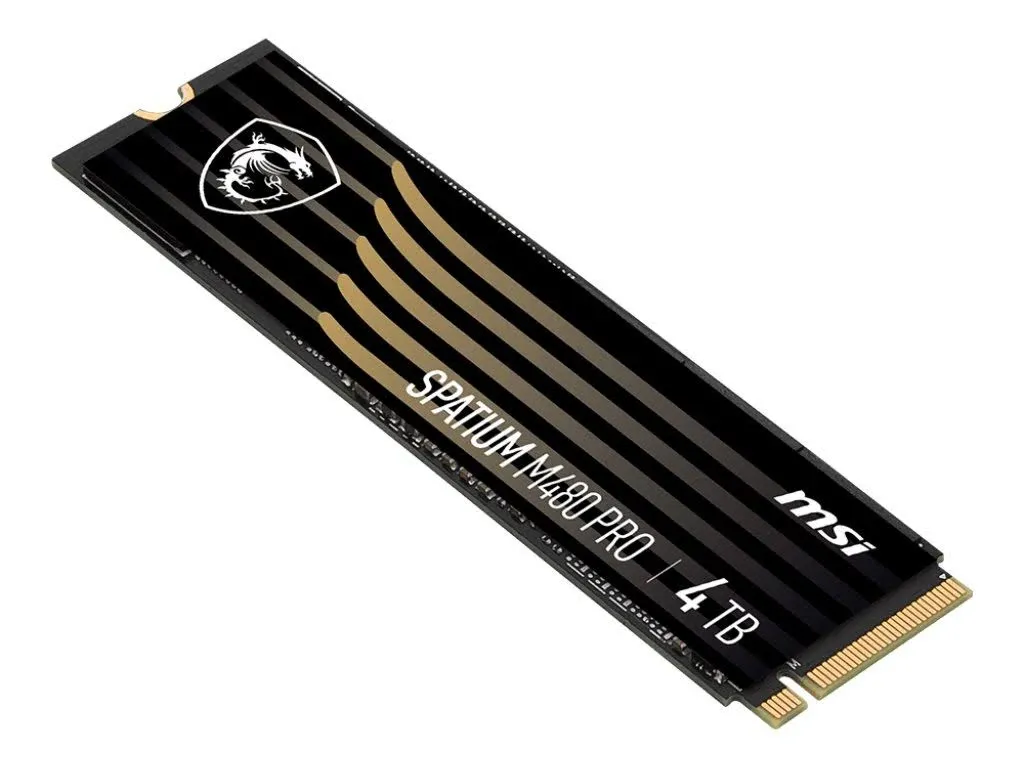 MSI SSD Spatium M480 Pro PCIe 4.0 NVMe M.2 2TB Internal Solid State Drive (SSD)