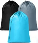 Lzerking Travel Laundry Bags, 3 Pack Large Laundry Bags, Drawstring Laundry Bag, Waterproof Laundry Bag, 28 x 40 inch Travel Laundry Bag for Dirty Clothes, Lau