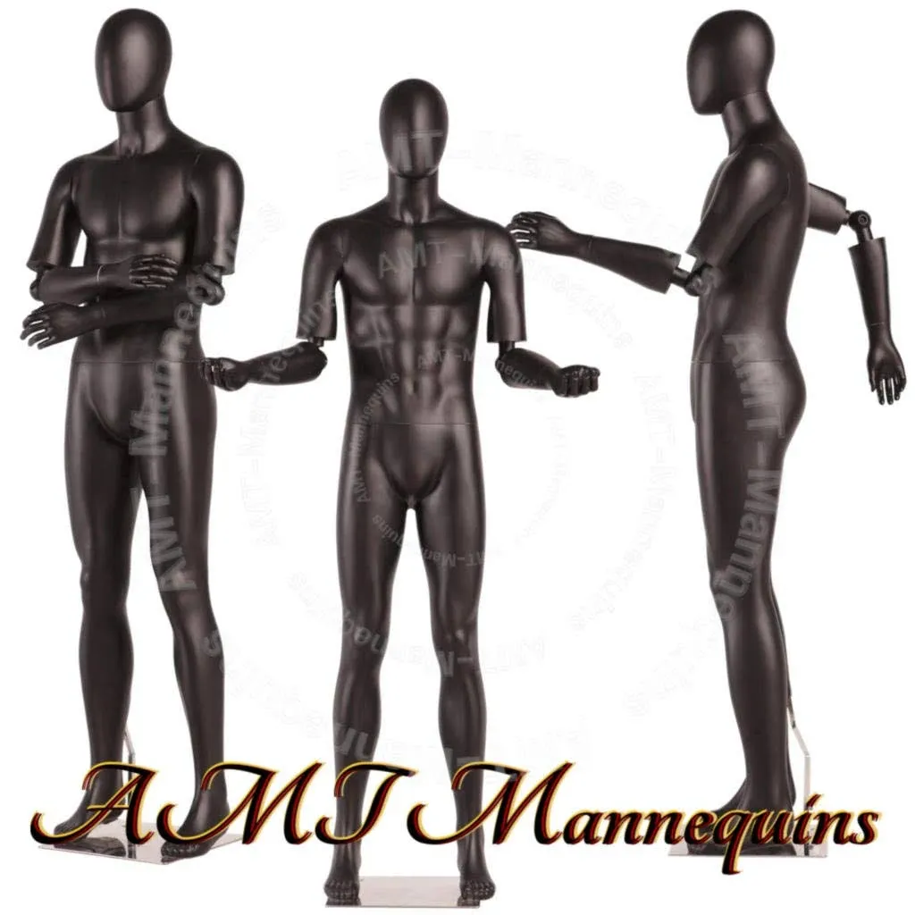 Flexible Posable Bendable Male Mannequin