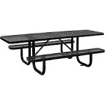 Global Industrial 8' ADA Compliant Expanded Metal Picnic Table