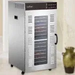 Nutrichef Electric Food Dehydrator Machine - 2000-Watt Premium Multi-Tier Meat ...