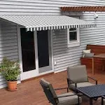 Aleko Motorized Retractable Patio Awning