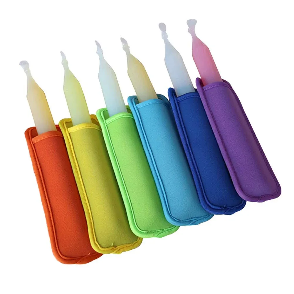 Popsicle Holder Bags Popsicle Sleeves Ice Pop Sleeves Reusable Ice Freezer Prote