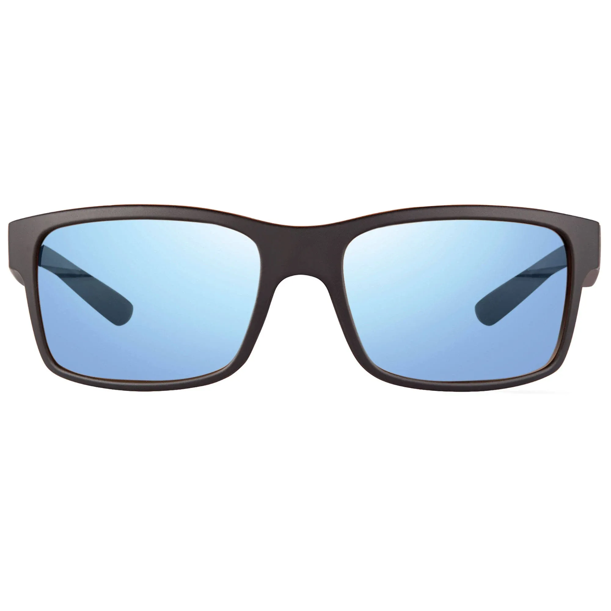 Revo Crawler XL Sunglasses in Matte Black/Blue Water