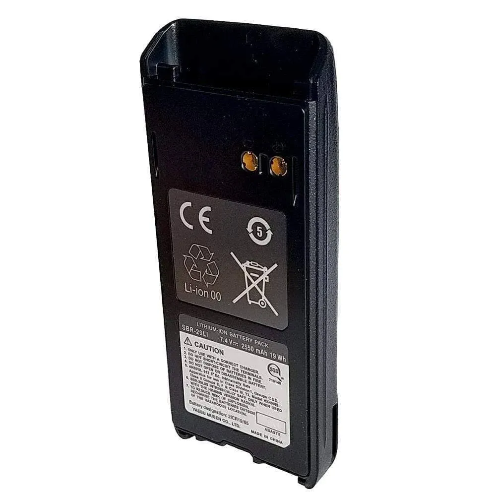 Standard Horizon SBR-29LIIS Lithium Ion Battery Pack F-hx400is