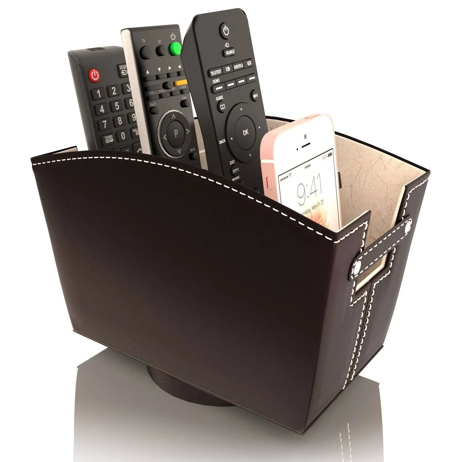 Kyle Matthews Designs TV Remote Control Holder Caddy