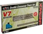 KATO 20-866-1 Unitrack V7 Double Crossover Track Set Var 7 / N Scale / NIB