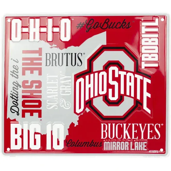 Hangtime Ohio State University Ohio Buckeyes Fan Cloud Sign