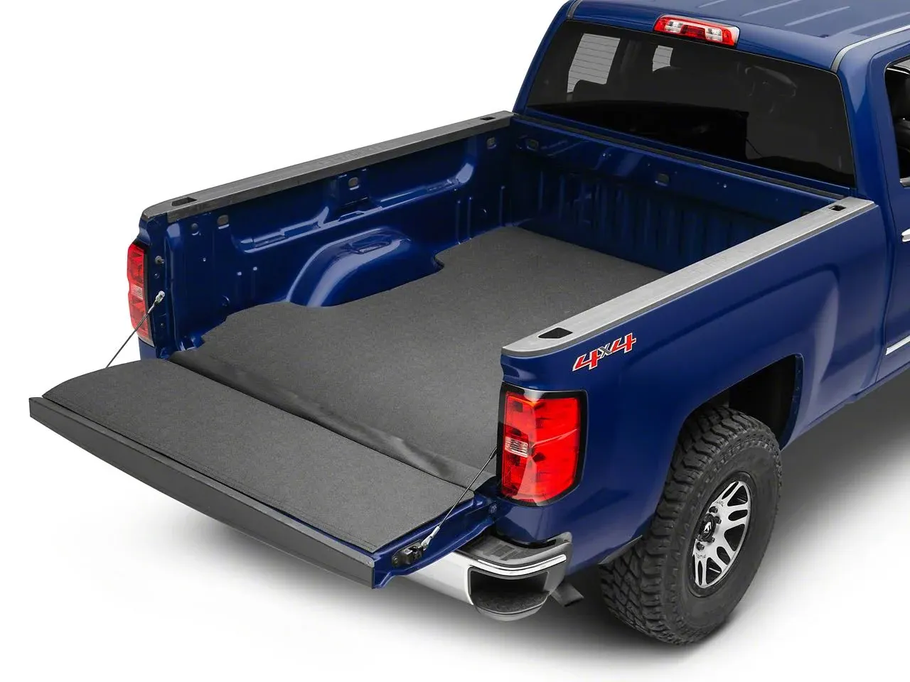 Bedrug / Bedtred Impact Bed Mat | 2007 - 2018 Chevrolet Silverado 1500, 07 - 15 GMC Sierra, 17 - 18 GMC Sierra, 69.3 Bed , Gray | IMC07CCS