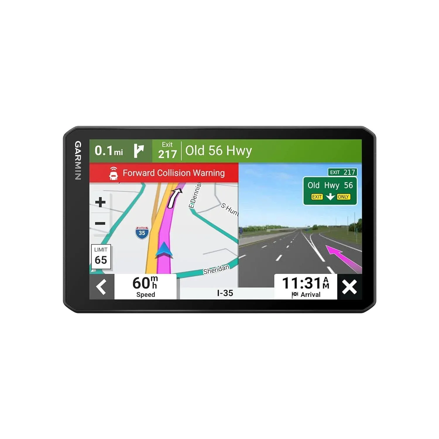 Garmin - dēzlcam OTR710 7" Trucking GPS - Black