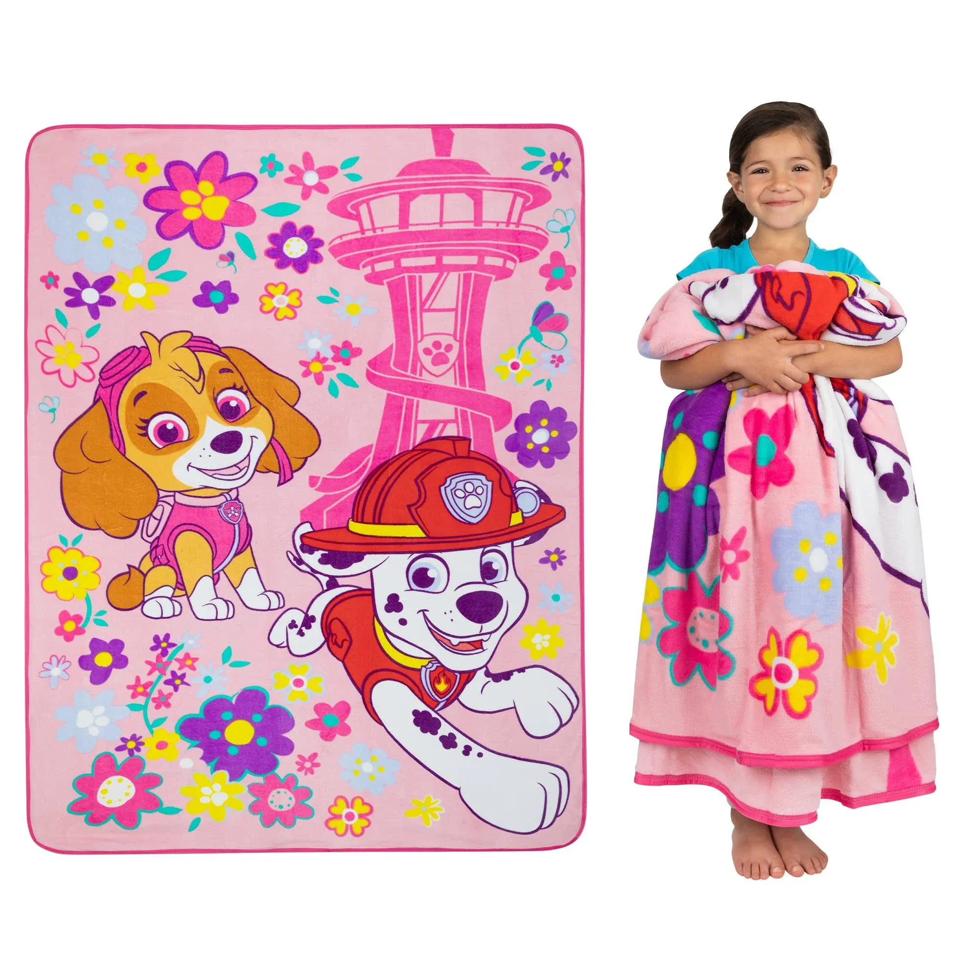 Franco Paw Patrol Girls Kids Bedding