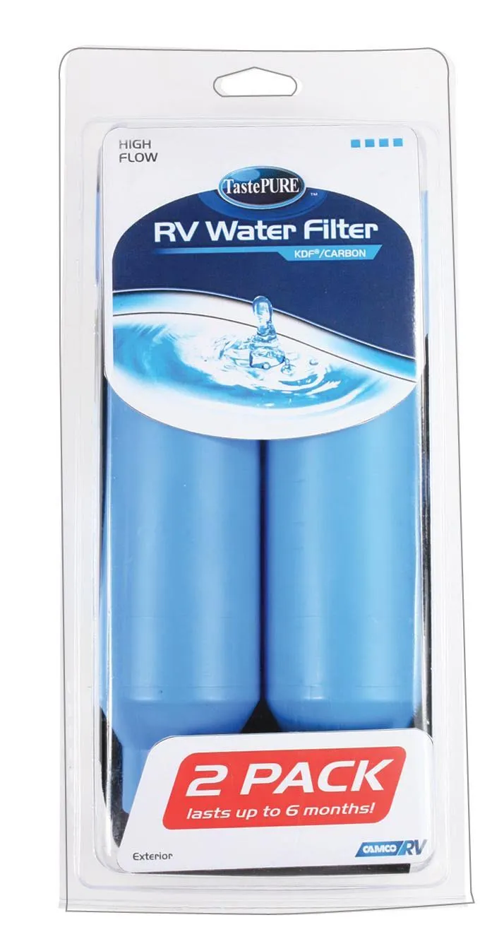 Camco RV and Marine Water Filter 2 pk -Case of 3