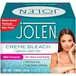 JOLEN Creme Bleach for Lightening Dark Hair 125mL / 4oz mild formula face &amp; body