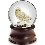 The San Francisco Music Box Company Snowy Owl Snow Globe