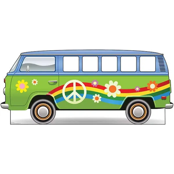 HIPPIE BUS - STANDUP/CUTOUT BRAND NEW - PARTY 2837