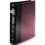 Bellagio-Italia DVD Storage Binder, Classic Set - Stores DVD Cover Art - Acid-Free Sheets -1-Pack, Stores up to 48 DVDs, CDs, or Blu-Rays, Burgundy