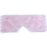 TGS Gems Natural Gemstone Jade Sleep Mask, Rose Quartz Eye Mask, Anti-Aging Hot or Cold Using Stone Eye Mask