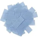 Biodegradable Tissue Confetti Rectangles, Baby Blue Color – Ultimate Confetti Fluttering Tissue Paper for Confetti Cannon and Launcher Use, Table Decorations, and More (20 Handfuls per Bag, 1 lb)