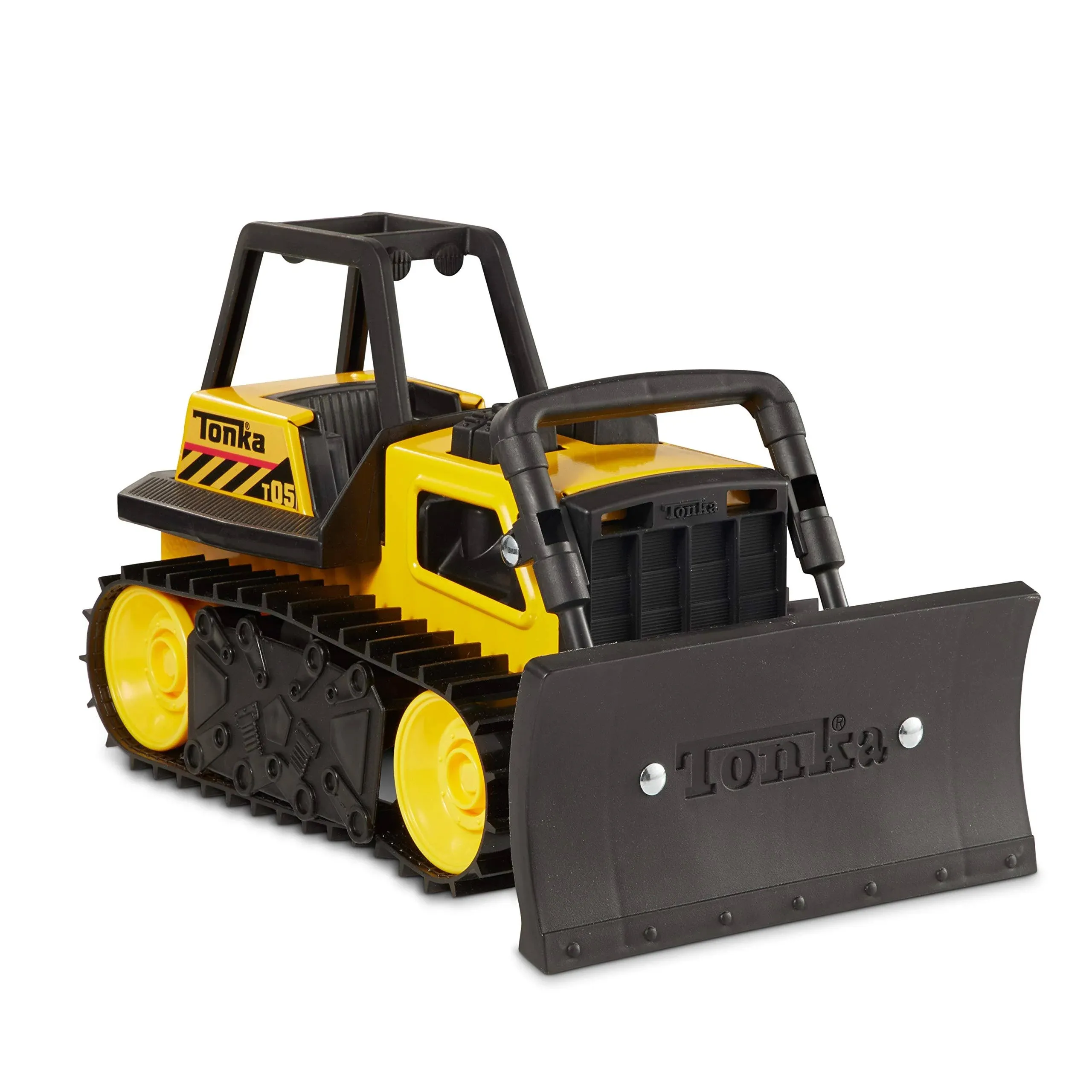 Tonka - Steel Classics Bulldozer, Frustration-Fr<wbr/>ee Packaging FFP,Black, Yellow