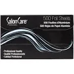 Salon Care Full-Size Foil Sheets 500 Count