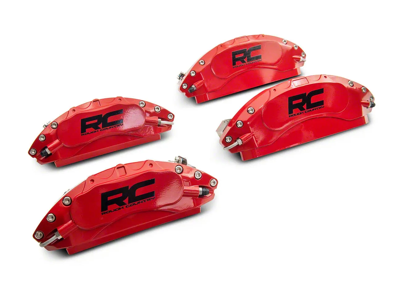 Rough Country 71148A - Caliper Cover - Red - Ram 1500 2WD 4WD (2019-2023)