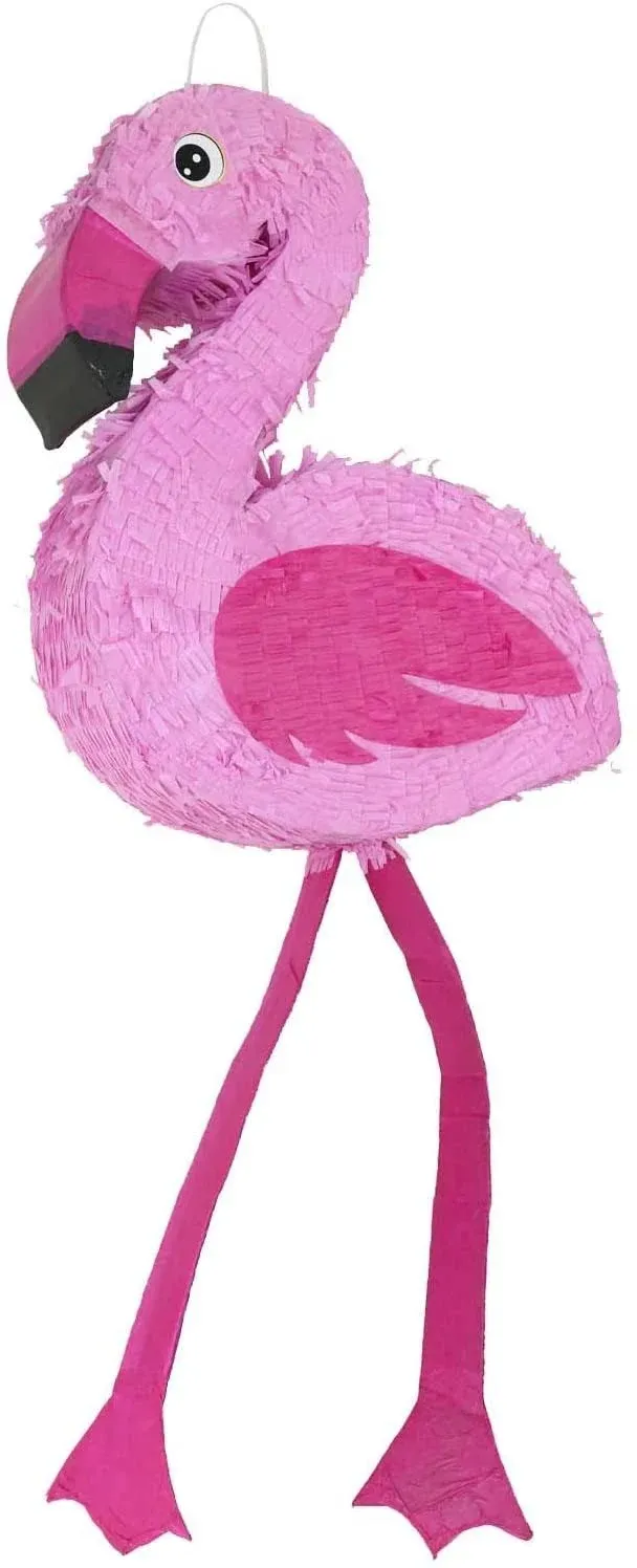 Giftexpress 16-inch Pink Flamingo Pinata for Kids Birthday Party, Tropical ...