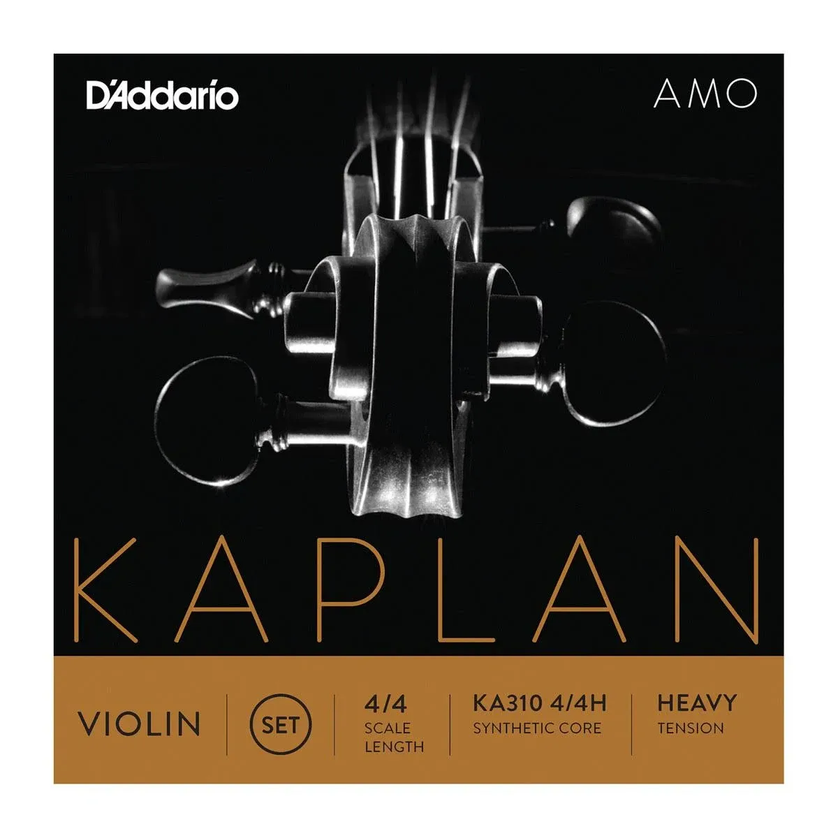 KAPLAN AMO VIOLIN SET, HEAVY, 4/4