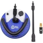 AR Blue Clean, PW41581, 12 Inch Patio Cleaner with Chemical Bottle, with 22mm Adapter, Blue Includes 22mm Adapter, and extension lance