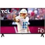 TCL Téléviseur intelligent LED 32 pouces Classe S3 1080p avec Google TV (32S350G, modèle 2023), Assistant Google intégré avec télécommande vocale, compatible avec Alexa, Télévision FHD en streaming, Noir