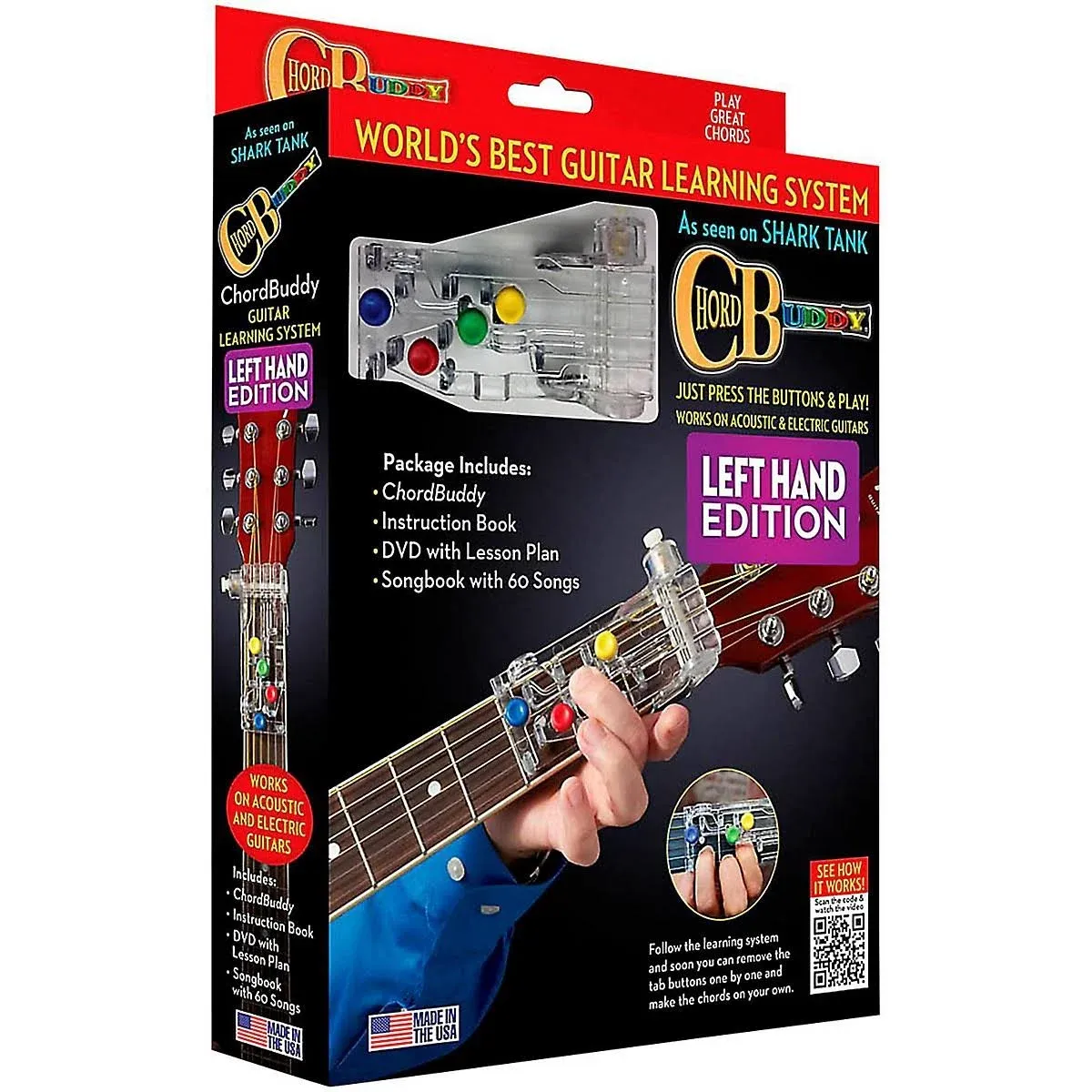 Hal Leonard Chordbuddy Left-Handed Guitar Learning System Pack | Guitar Center