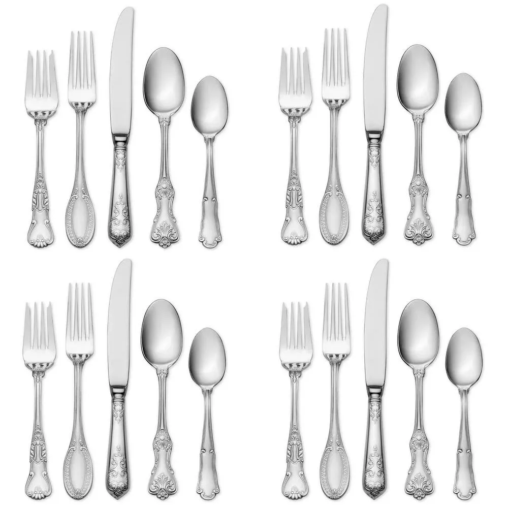 Hotel 20-Piece 18/10 Stainless Steel Flatware Set, Service for 4