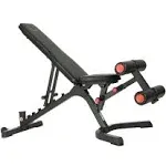 Sunny Health & Fitness Power Zone Fully Adjustable Utility Heavy Duty Weight ...