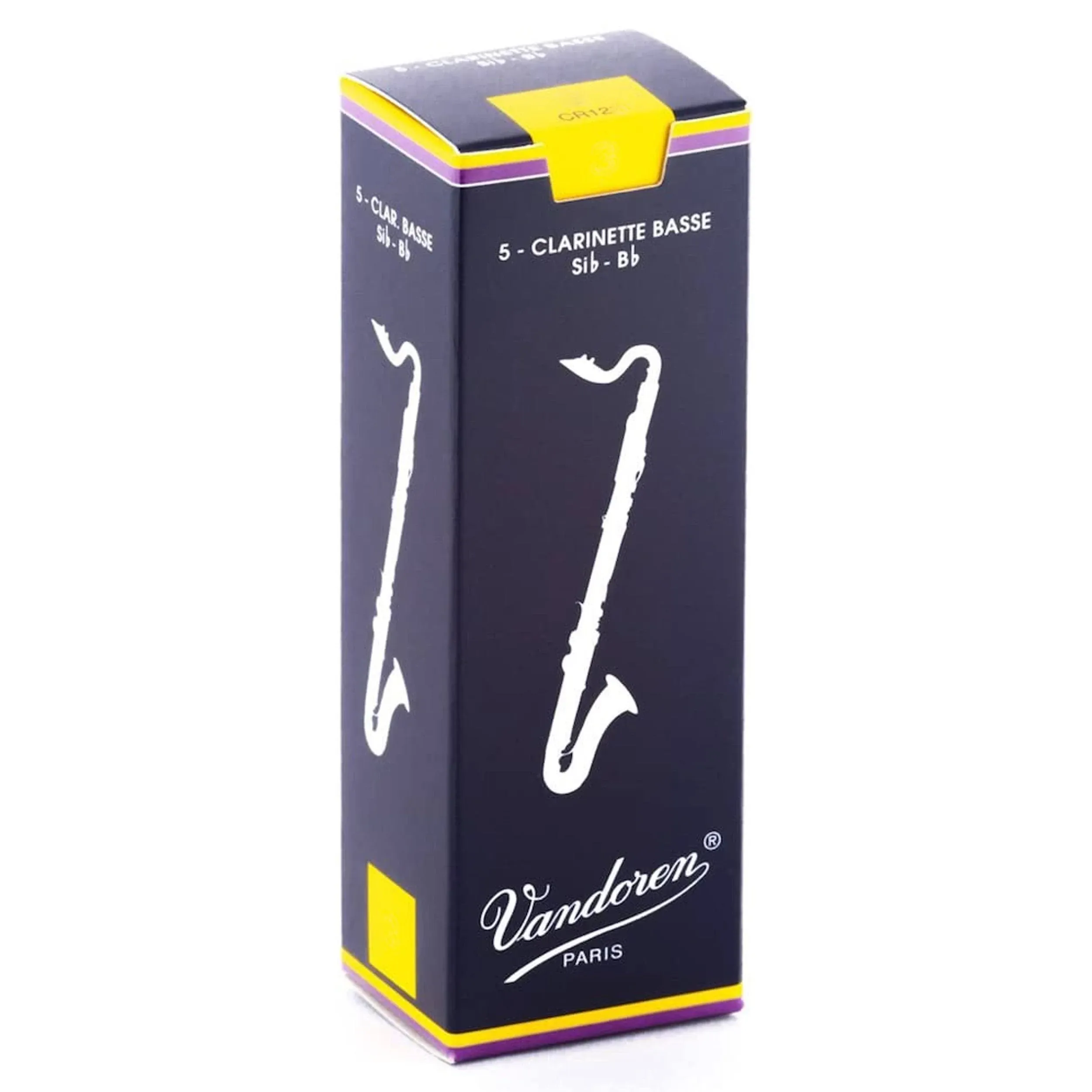 Vandoren Traditional Bass Clarinet Reeds Box of 5