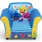 Baby Shark Upholstered Accent Chair with Sculpted Frame by Delta Child