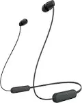 Sony Bluetooth Earphones With Mic in Ear Neckband, Black