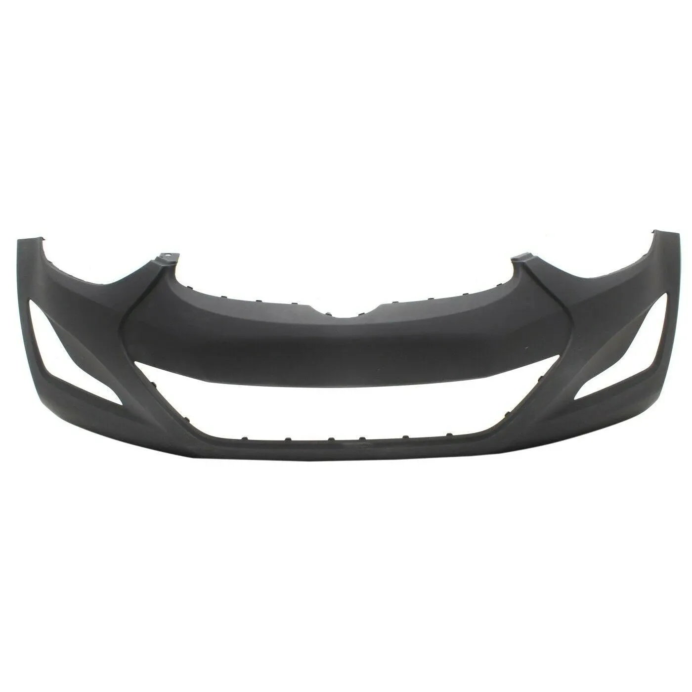 FitParts Compatible with Front Bumper Cover 2014 2015 2016 Hyundai Elantra L GL GLS Limited SE Sport Sedan 14 15 16. New, Primed and Ready for Paint. W/o Parking Aid Sensor Holes.