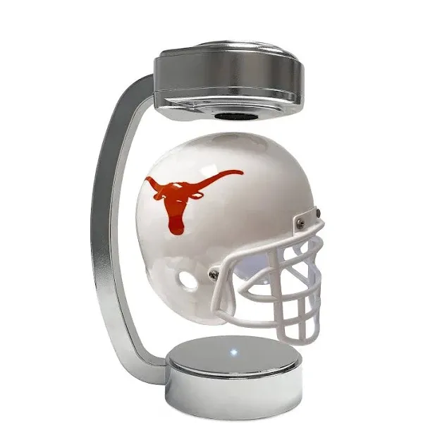 Pegasus Sports Officially Licensed NCAA Mini Rotating Levitating Hover Helmet in Chrome